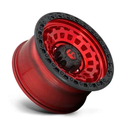Felga aluminiowa D632 Zephyr Candy RED Black Bead Ring Fuel 18x9